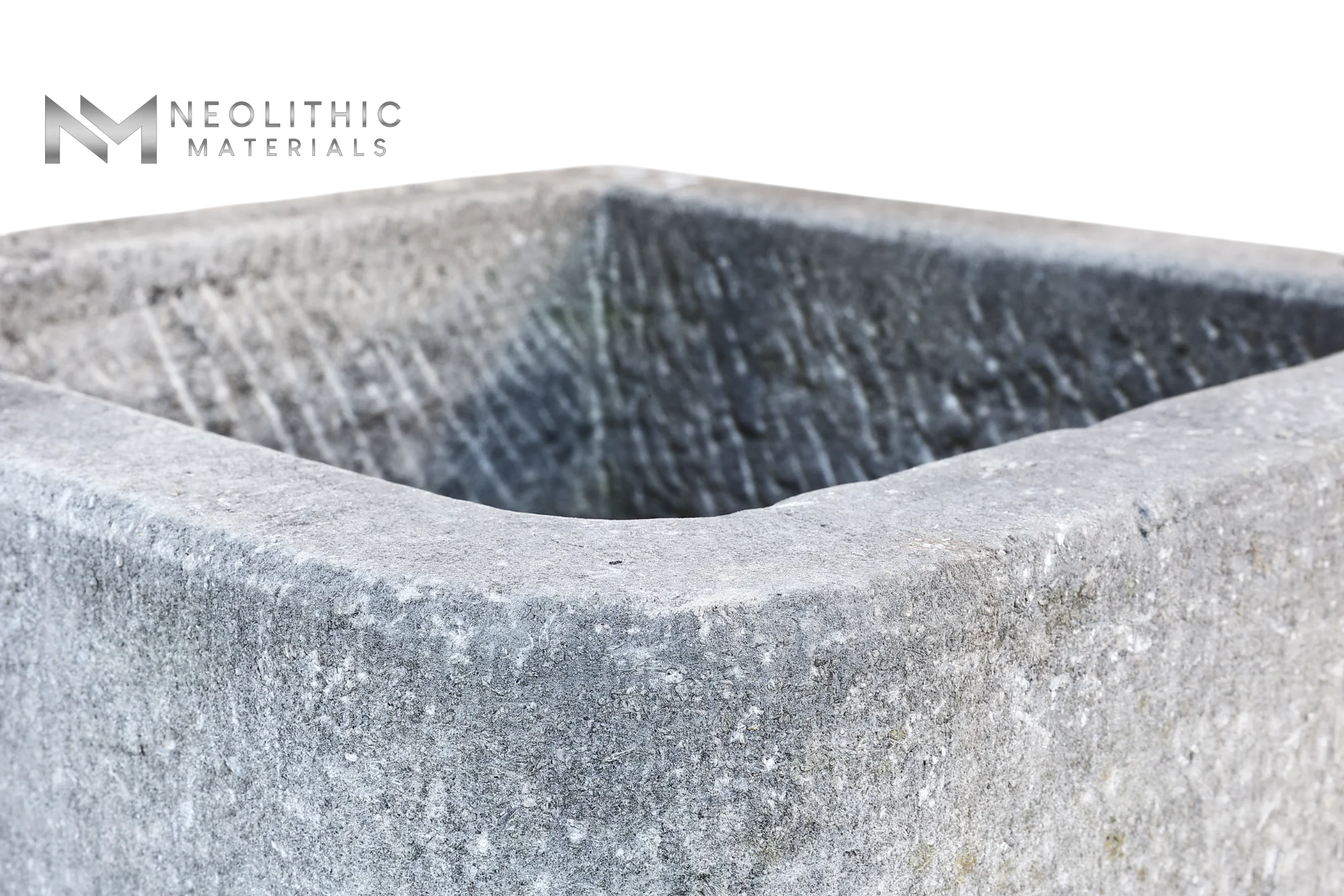 Antique Belgian Bluestone Trough Sink - Image 6